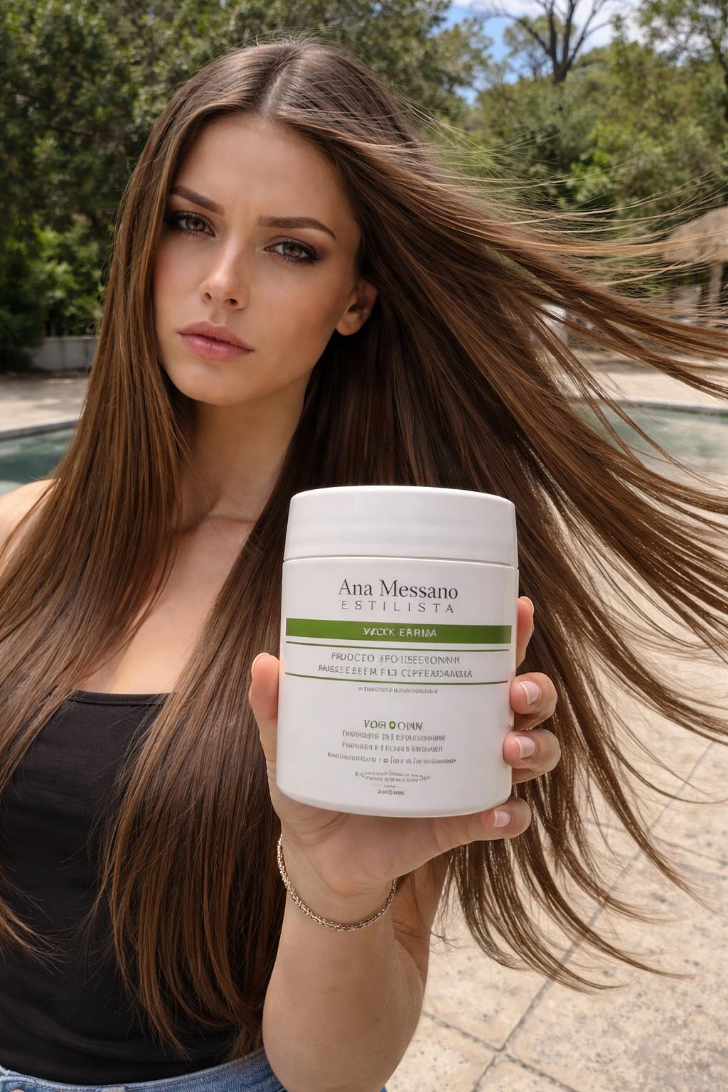 Ana Messano Estilista - resultado de tratamiento capilar